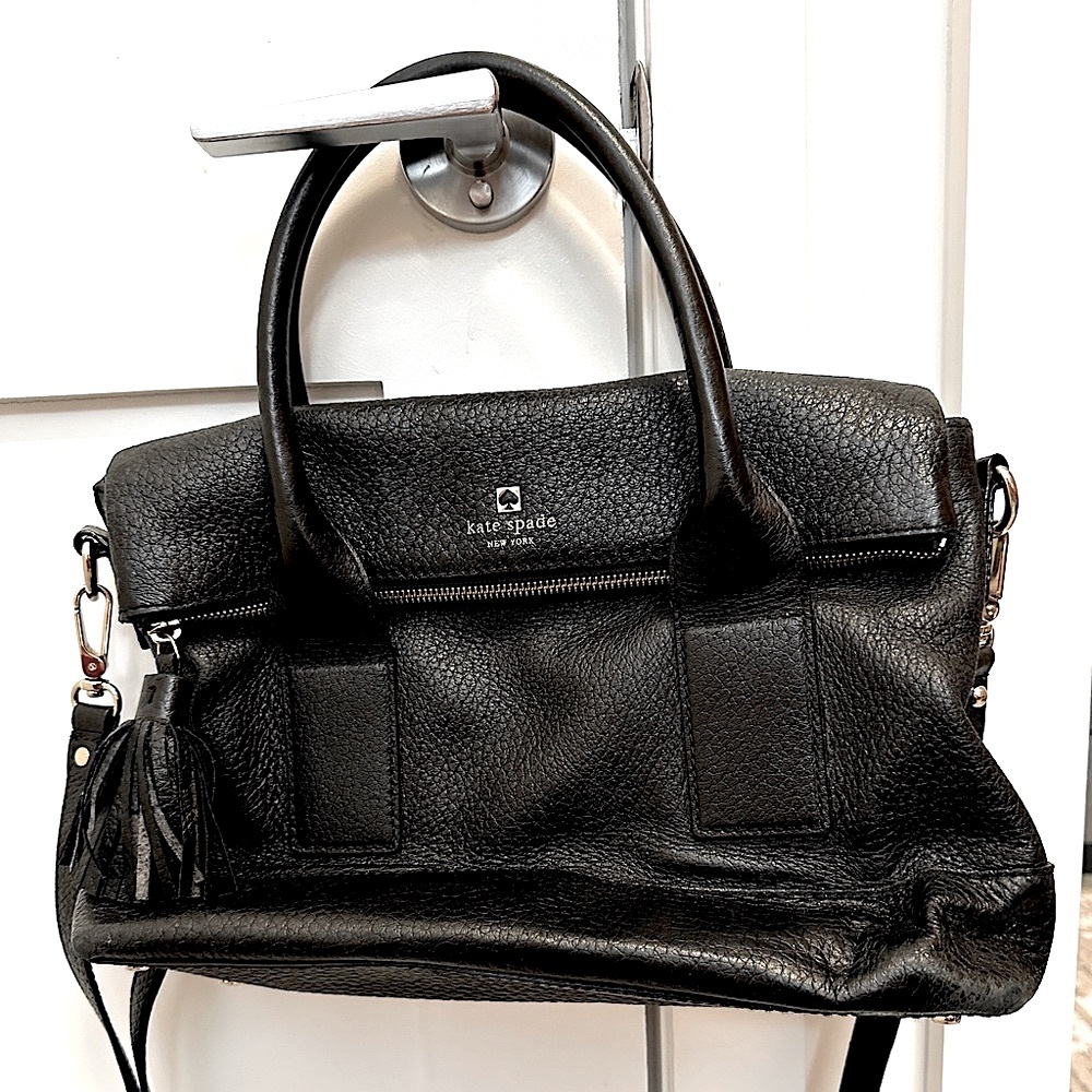 Kate Spade Cobble Hill Black Leather Handbag